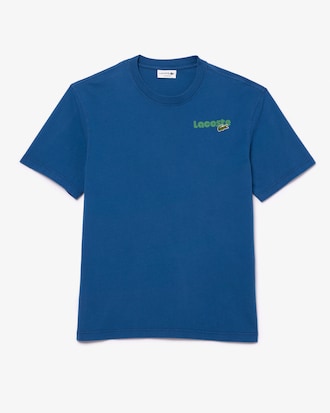 Men's Washed Effect Ombré Print T-Shirt