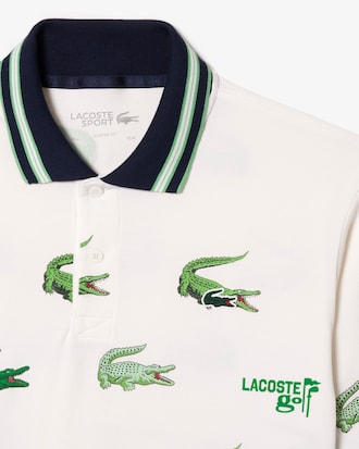 Men&rsquo;s Croc Print Golf Polo