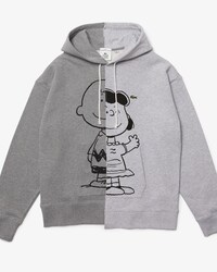 Unisex Lacoste L!VE x Peanuts Loose Fit Hooded Sweatshirt