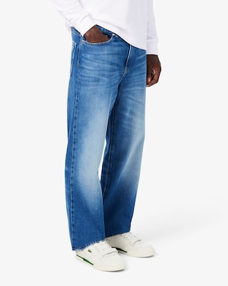 Men's 5-Pocket Straight Cut Indigo Jeans