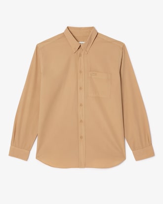 Men's Relaxed Fit Washed Effect Poplin Shirt
