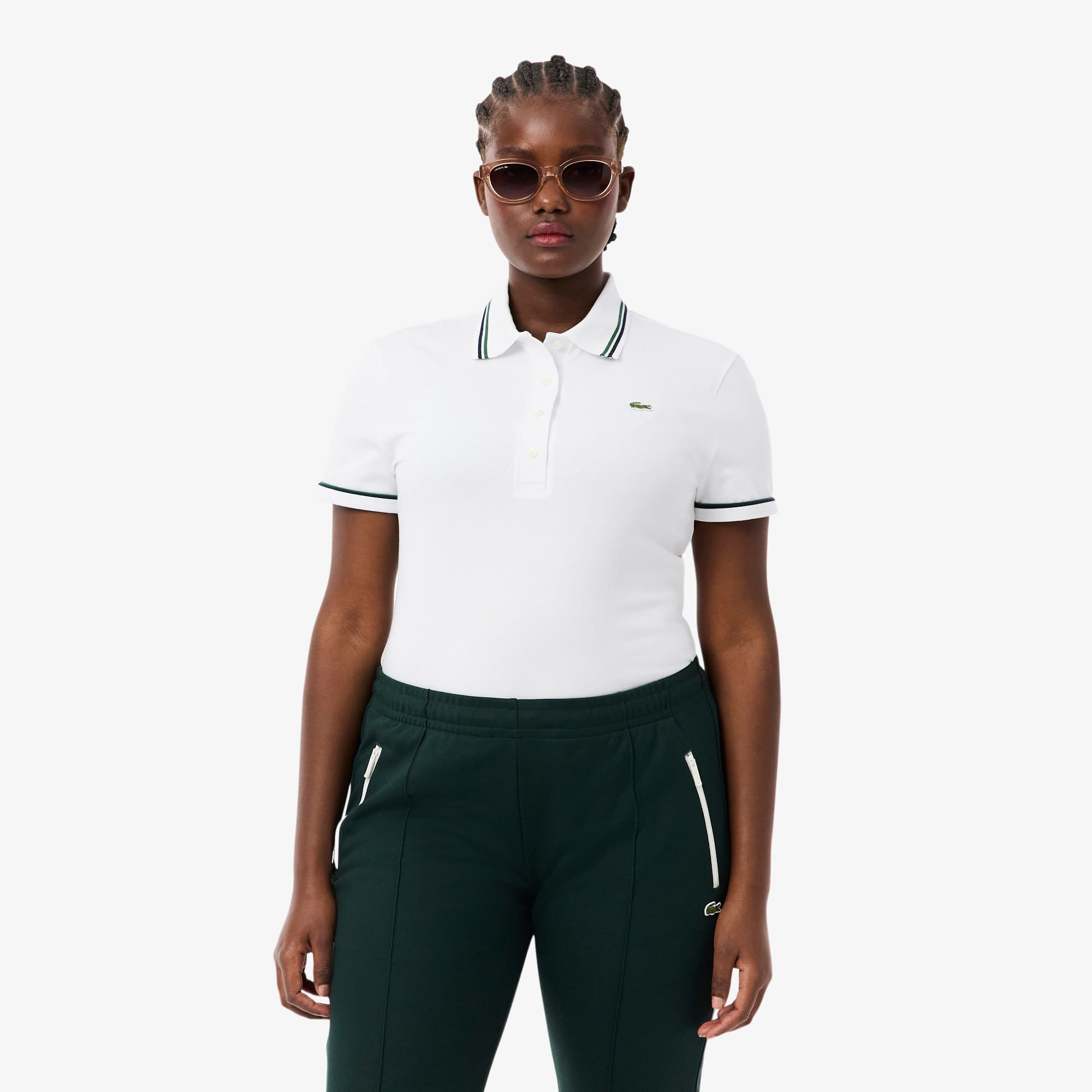 Women's L.12.D Slim Fit Trim Detail Polo - Polo Shirts - New In