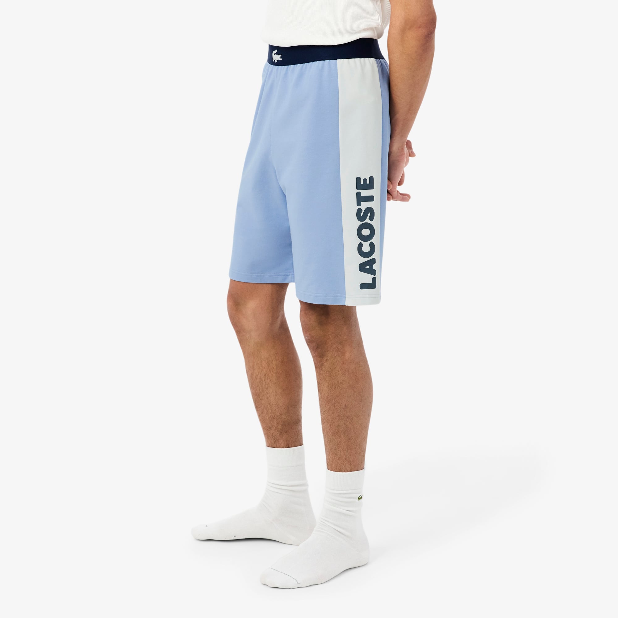 Straight Cut Fleece Loungewear Shorts