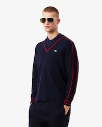 Men's Archive Edition Striped V-Neck Sweater