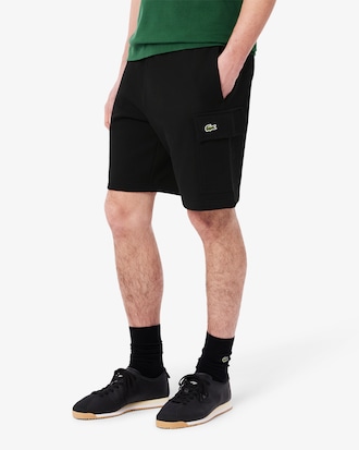 Men's Cotton Fleece Cargo Shorts