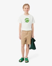 Stretch Cotton Twill Chino Shorts