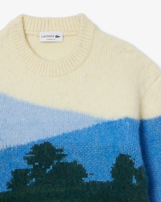 Men's Landscape Alpaca Wool Sweater