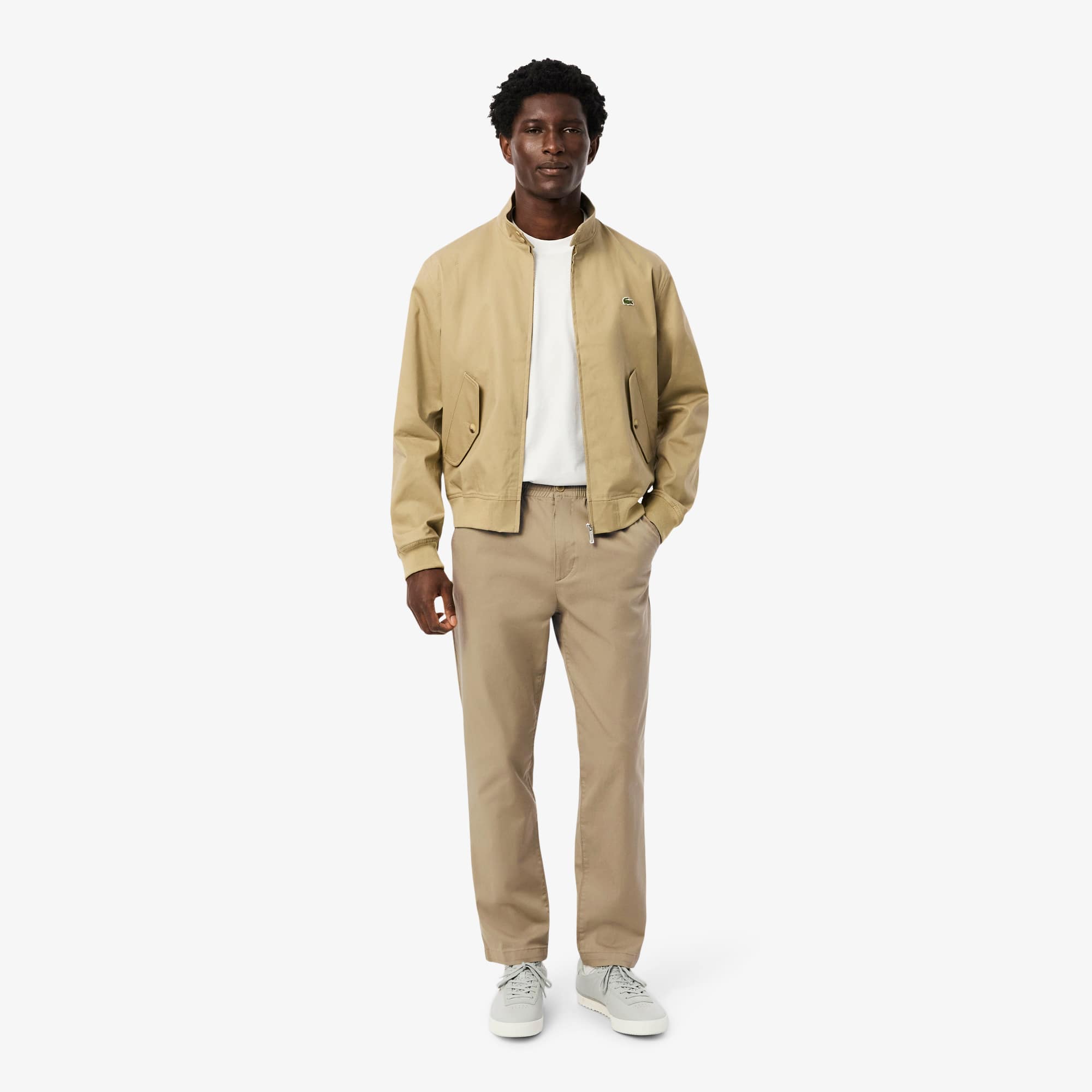 Lacoste Men's Regular Fit Cotton Chino Pants - Xxl - 7 In Neutral