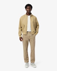 Pantalon chino regular fit coton