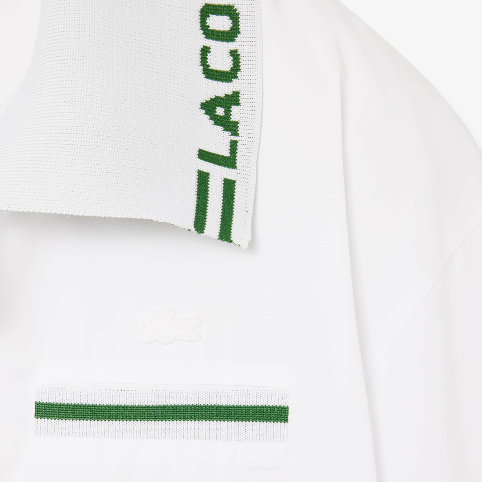Runway Logo Collar Oversized Popover Shirt