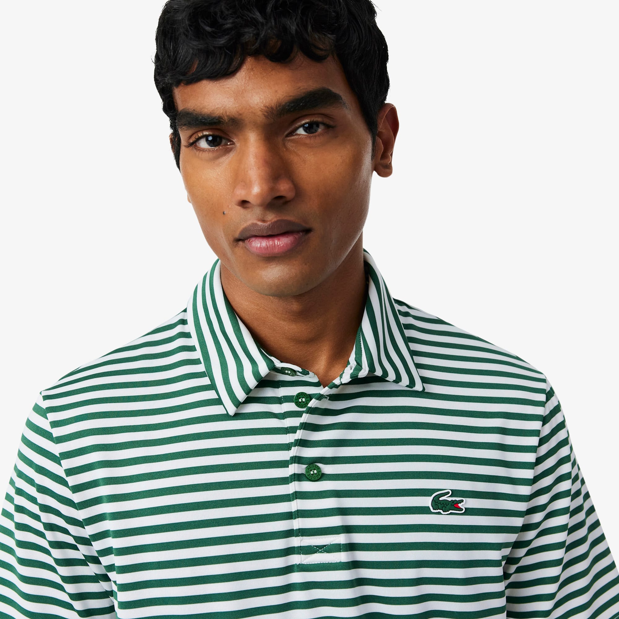 Regular Fit Ultra Dry Striped Golf Polo - Polo Shirts - New In