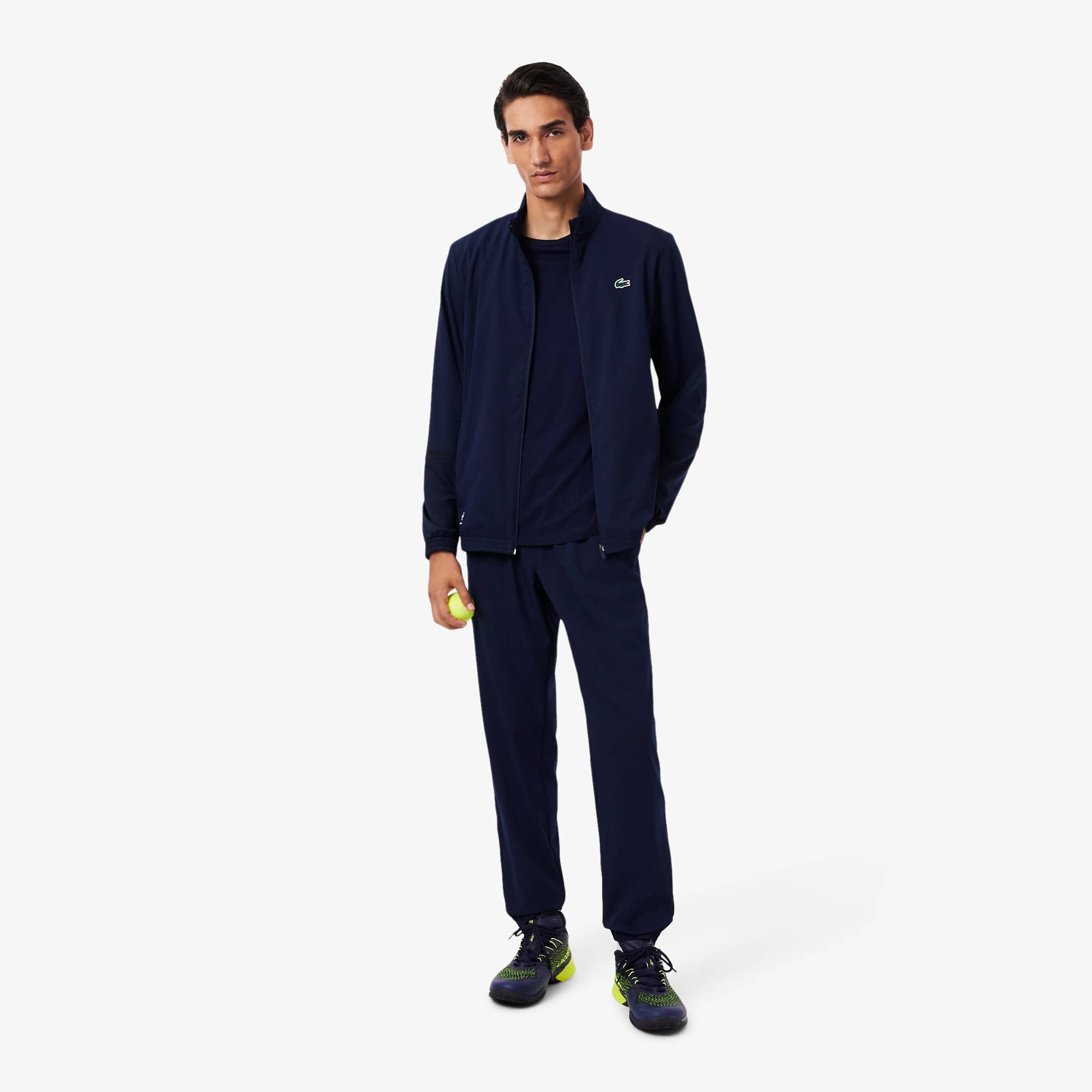 Lacoste Men's  Tennis X Daniil Medvedev Tracksuit - L - 5 In Black
