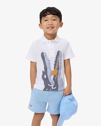 Printed Cotton Polo