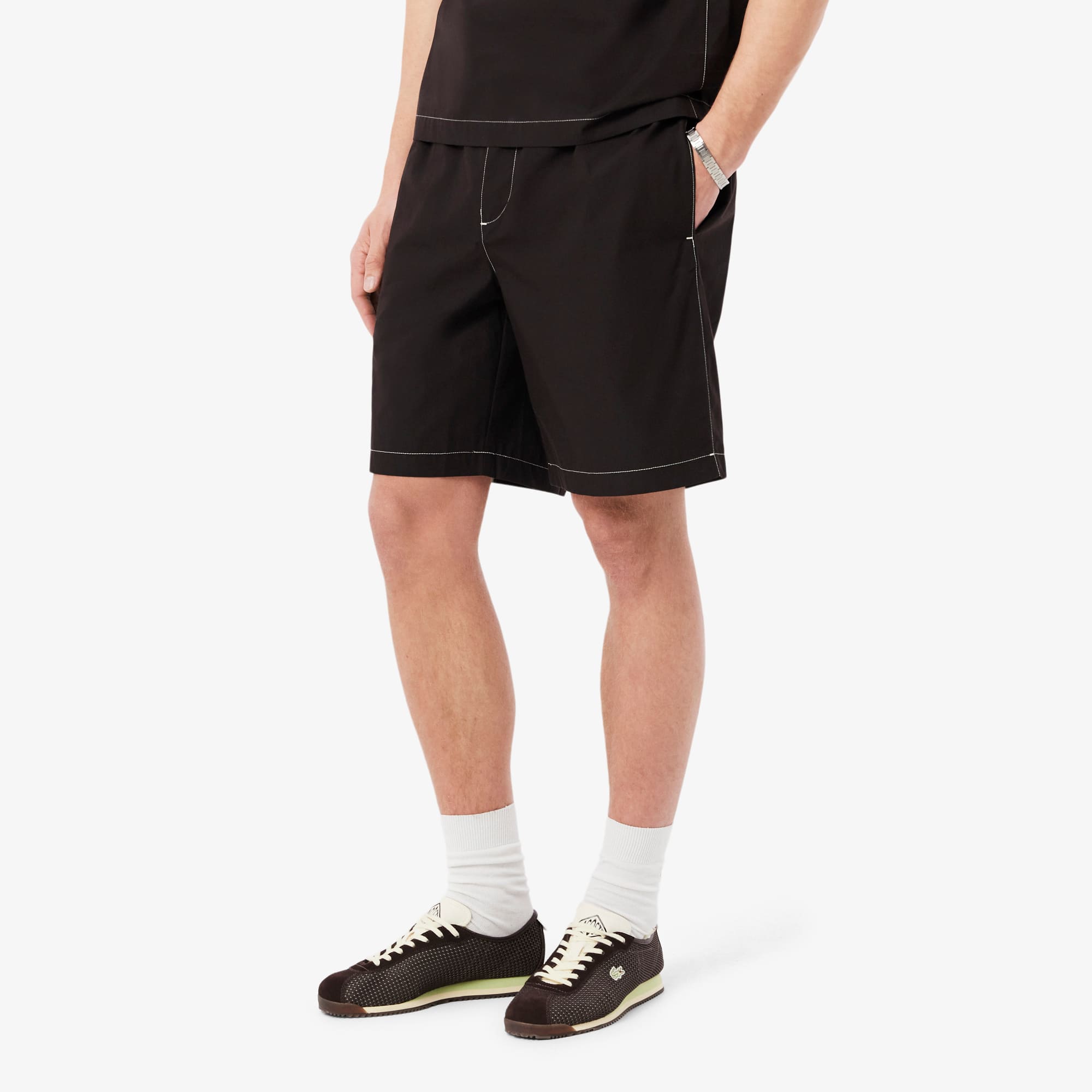 Relaxed Fit Poplin Shorts - Shorts & Swim - New In 2026 | Lacoste