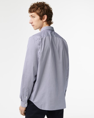 Men's Regular Fit Checked Cotton Shirt