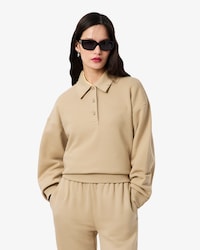 Women's Polo Collar Sweatshirt