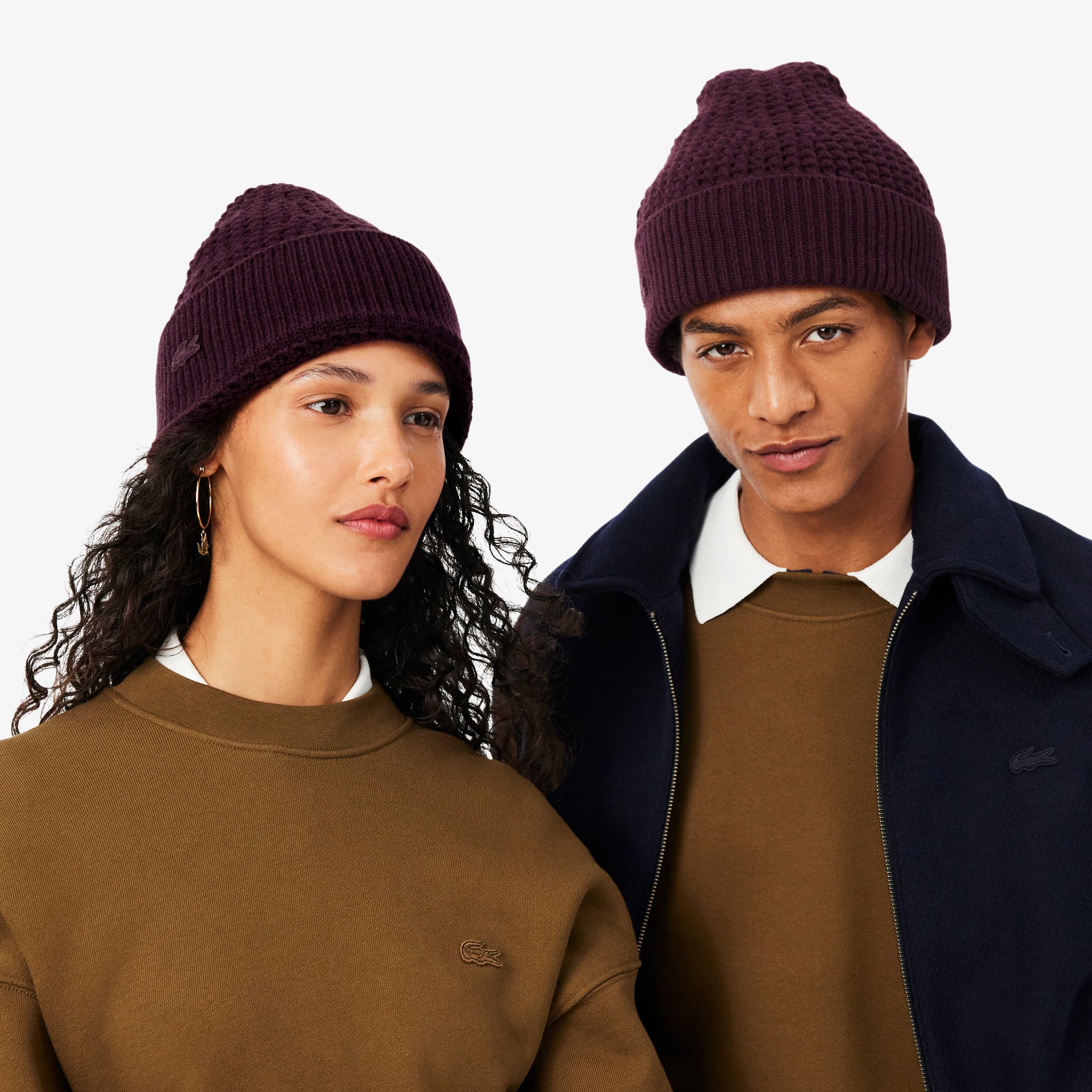 Unisex Wool Blend Textured Beanie - Caps & Hats - New In 2026