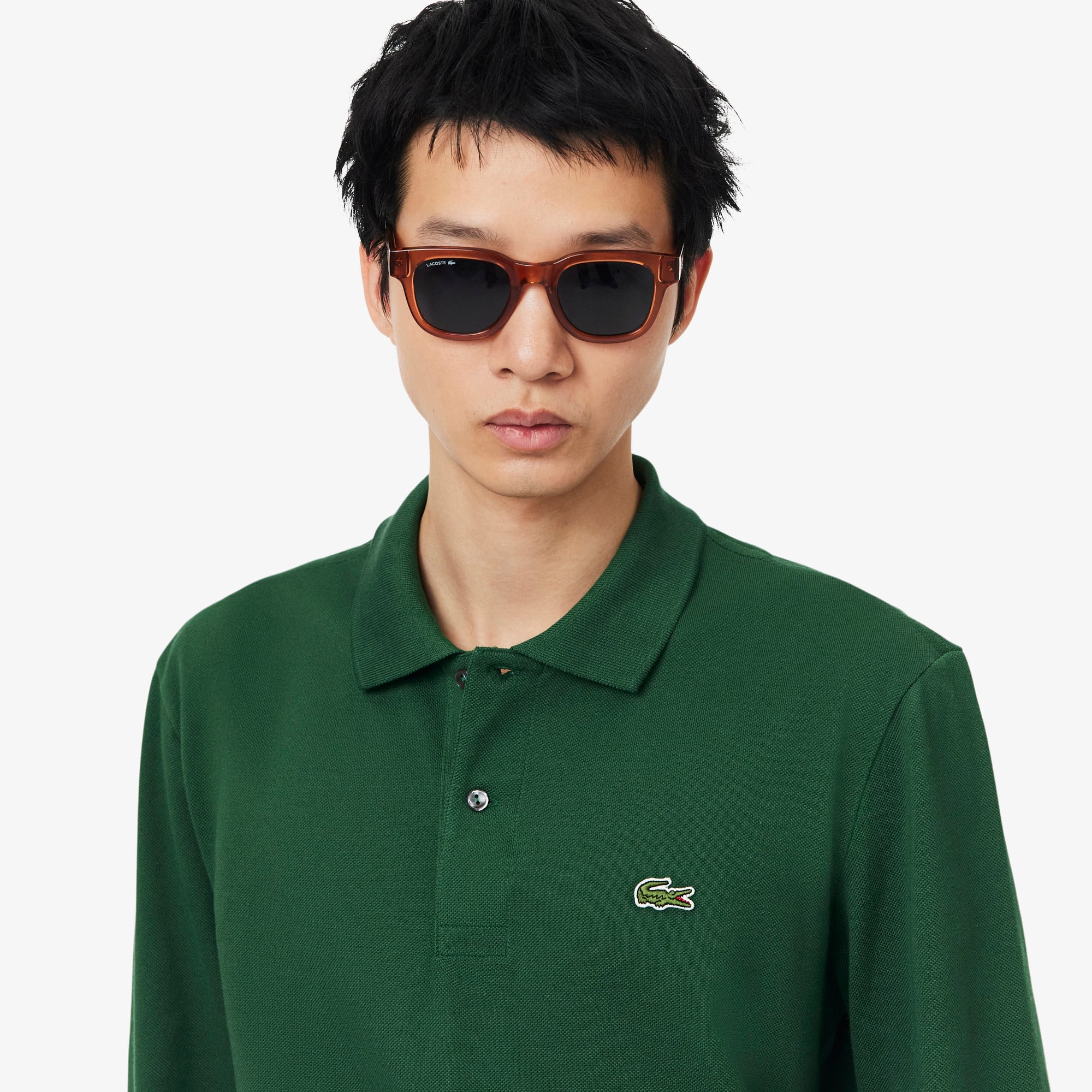 Men's Classic Fit Long Sleeve L.12.12 Polo - Polo Shirts - New In