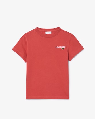 Playera de algodón estampada