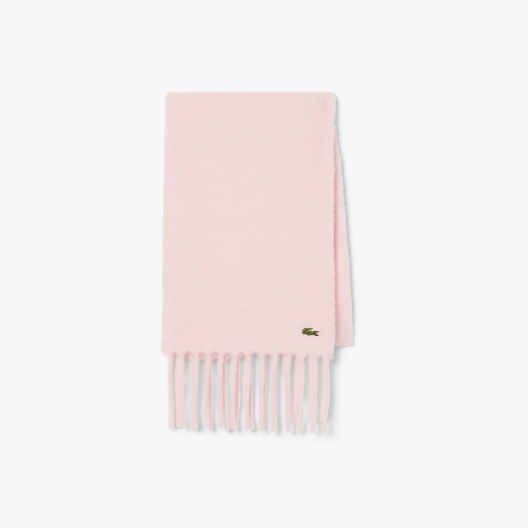 Lacoste Women's Alpaca Blend Fringed Scarf