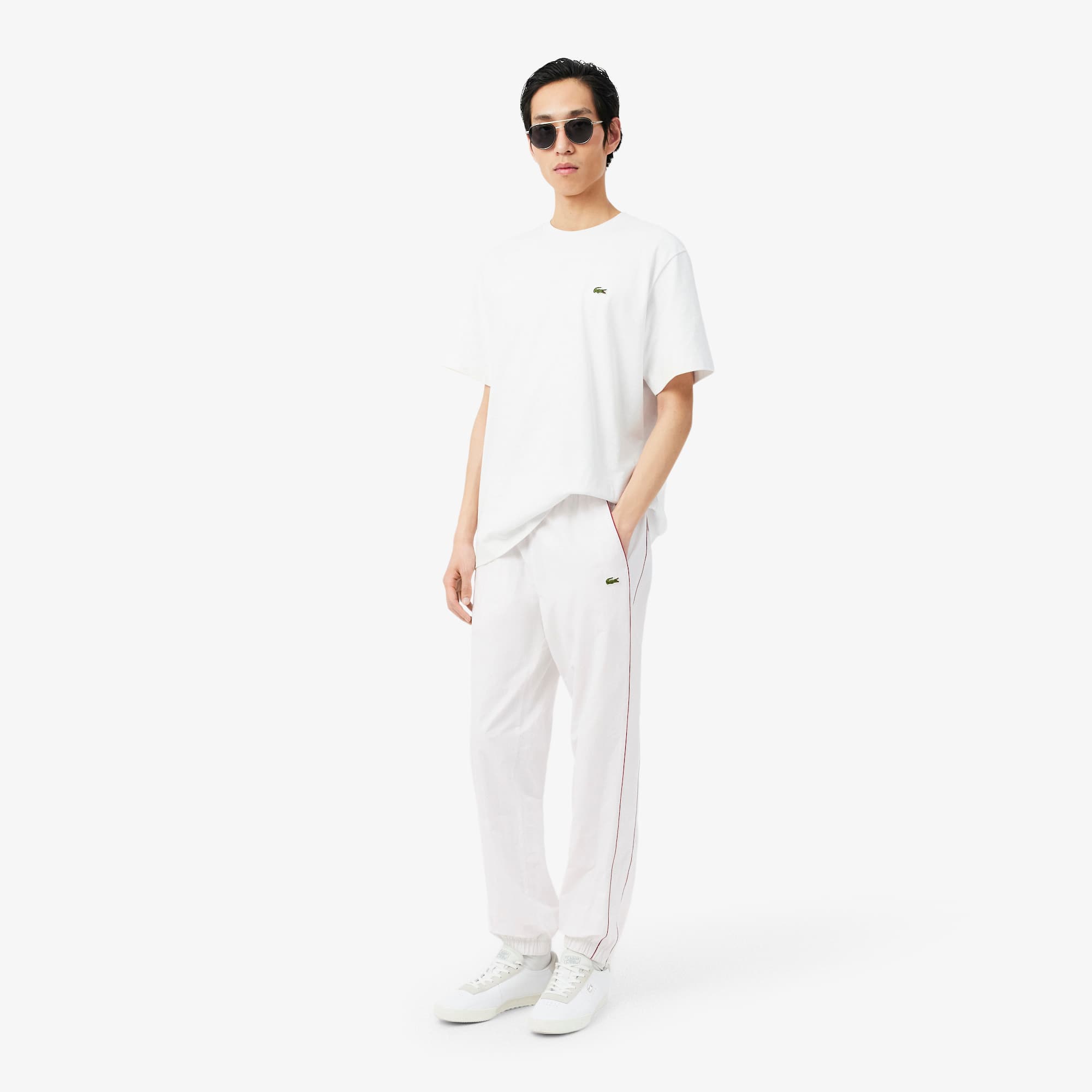Lacoste Archive Edition Sweatpants - M In White