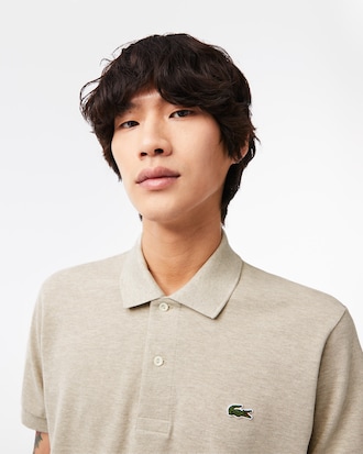 Men's Classic Fit L.12.12 Heathered Polo