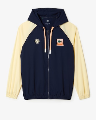 Sweatshirt zipp&eacute; unisexe Lacoste Sport &Eacute;dition Roland Garros