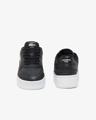 Women's T-Clip Platform Leather Sneakers