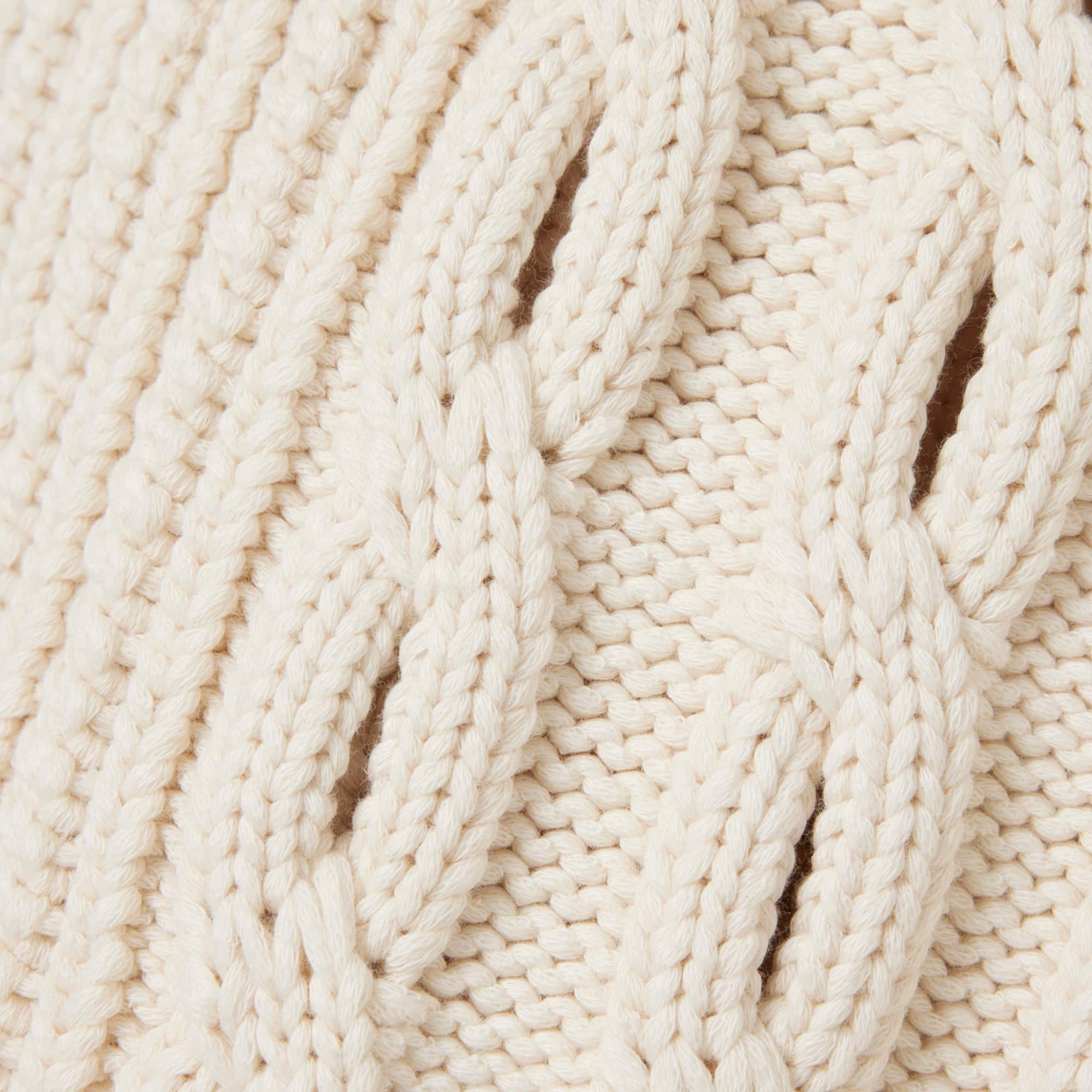 Runway Lacy Cable Knit Cardigan