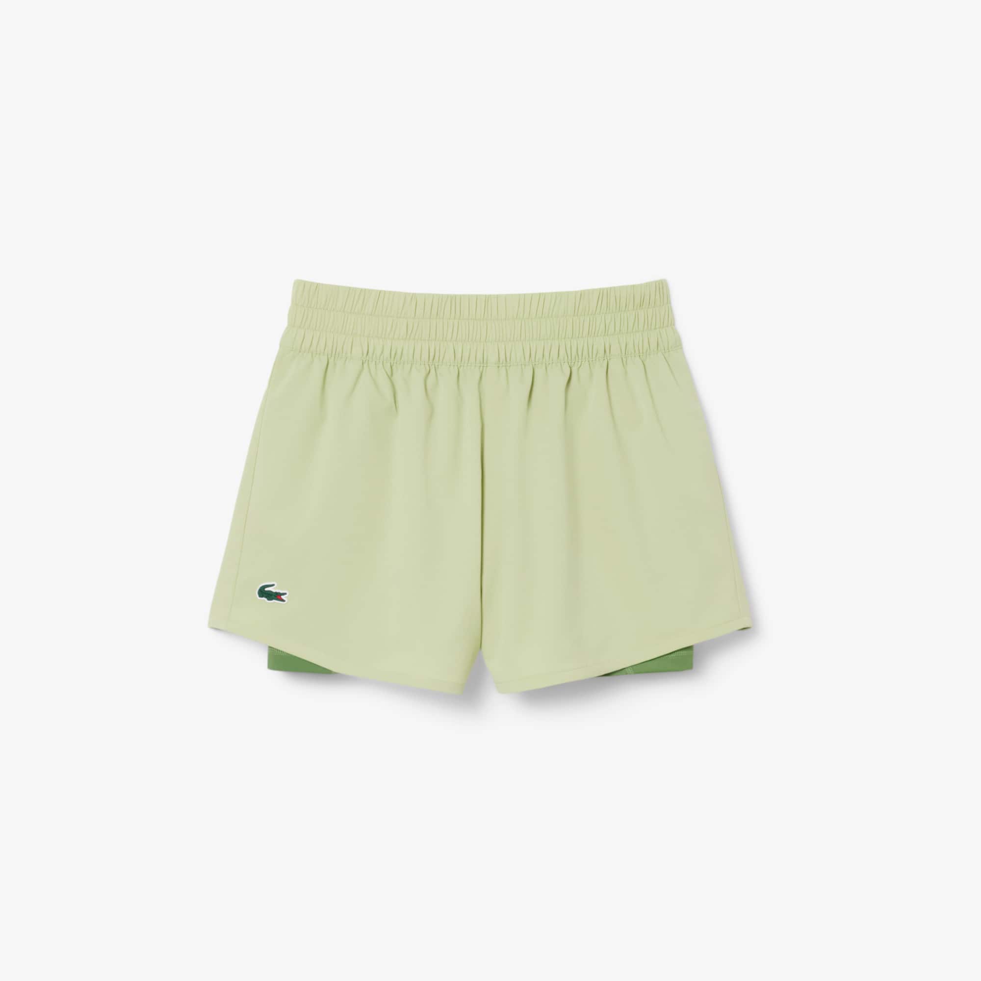 Lacoste Ultra Dry Tennis Shorts - 34 In Green
