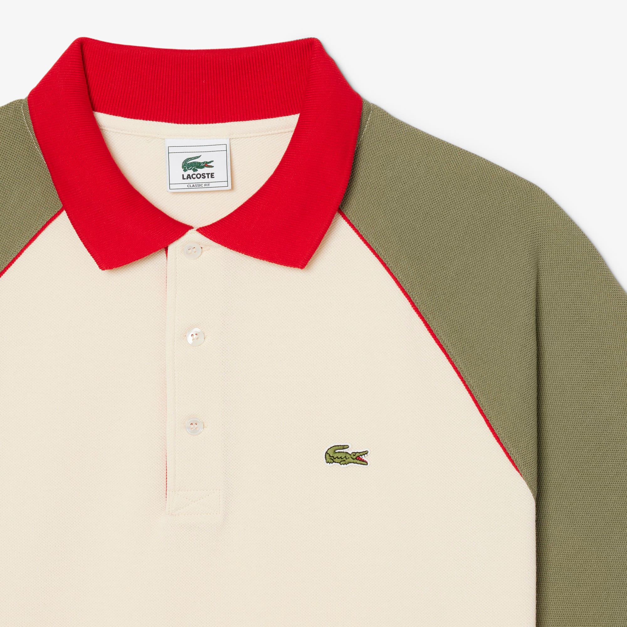 Classic Fit Colorblock Piqué Polo