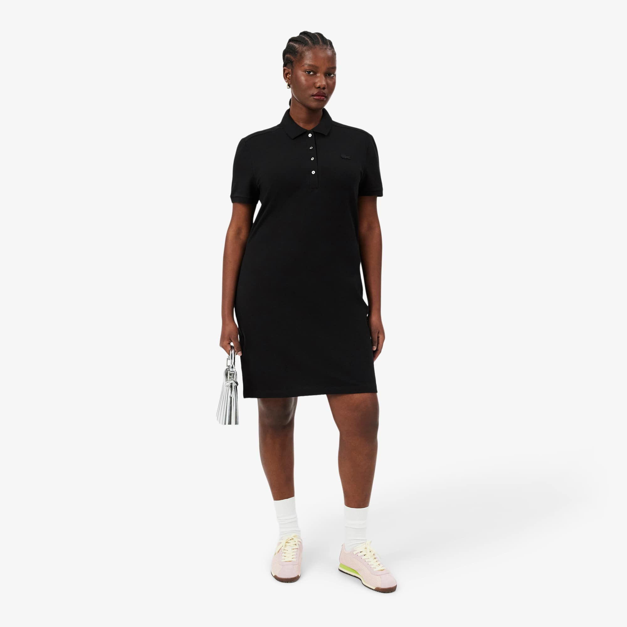 Women's Slim Fit Stretch Mini Piqu Polo Dress - Dresses - New In 2026 |  Lacoste