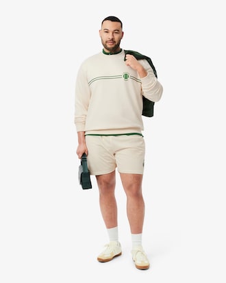 Men's Tennis Printed Fleece Sweatshirt