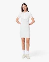Women's Slim Fit Stretch Mini Piqu&eacute; Polo Dress