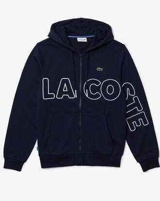 Men's Heritage Print Cotton Fleece Zip-Up Hoodie