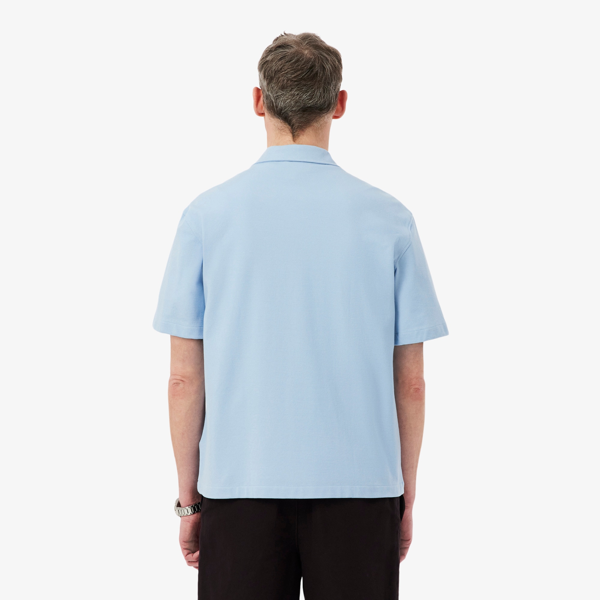 Relaxed Fit Short Sleeved Piqué Shirt