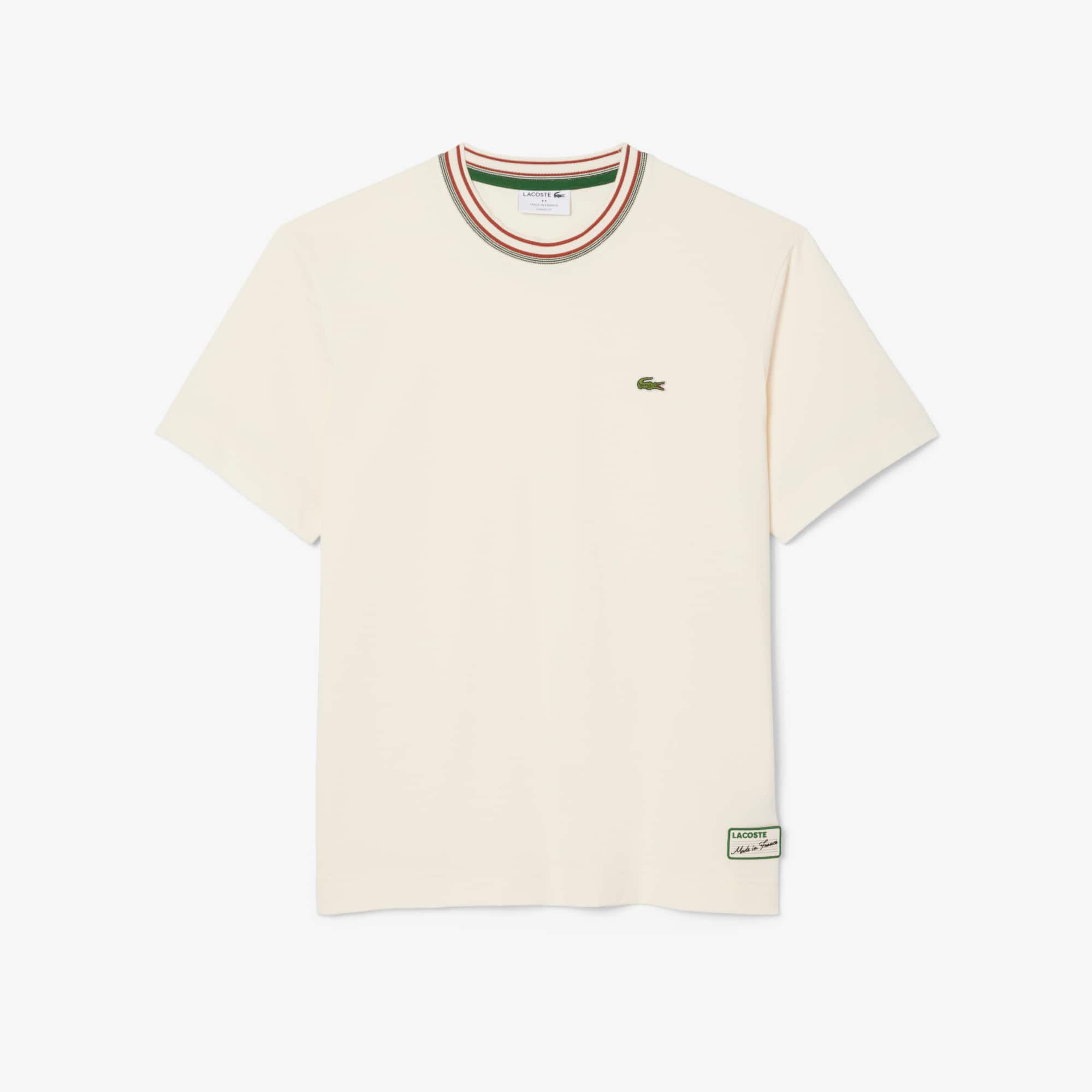 Men's Made In France Stripe Neck T-Shirt - T-shirts - New In 2026