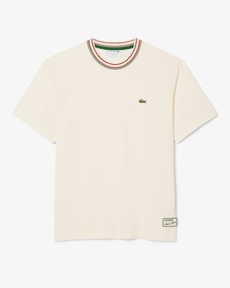 Men's Made In France Stripe Neck T-Shirt