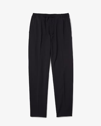 Men's Pleated Wool Joggers