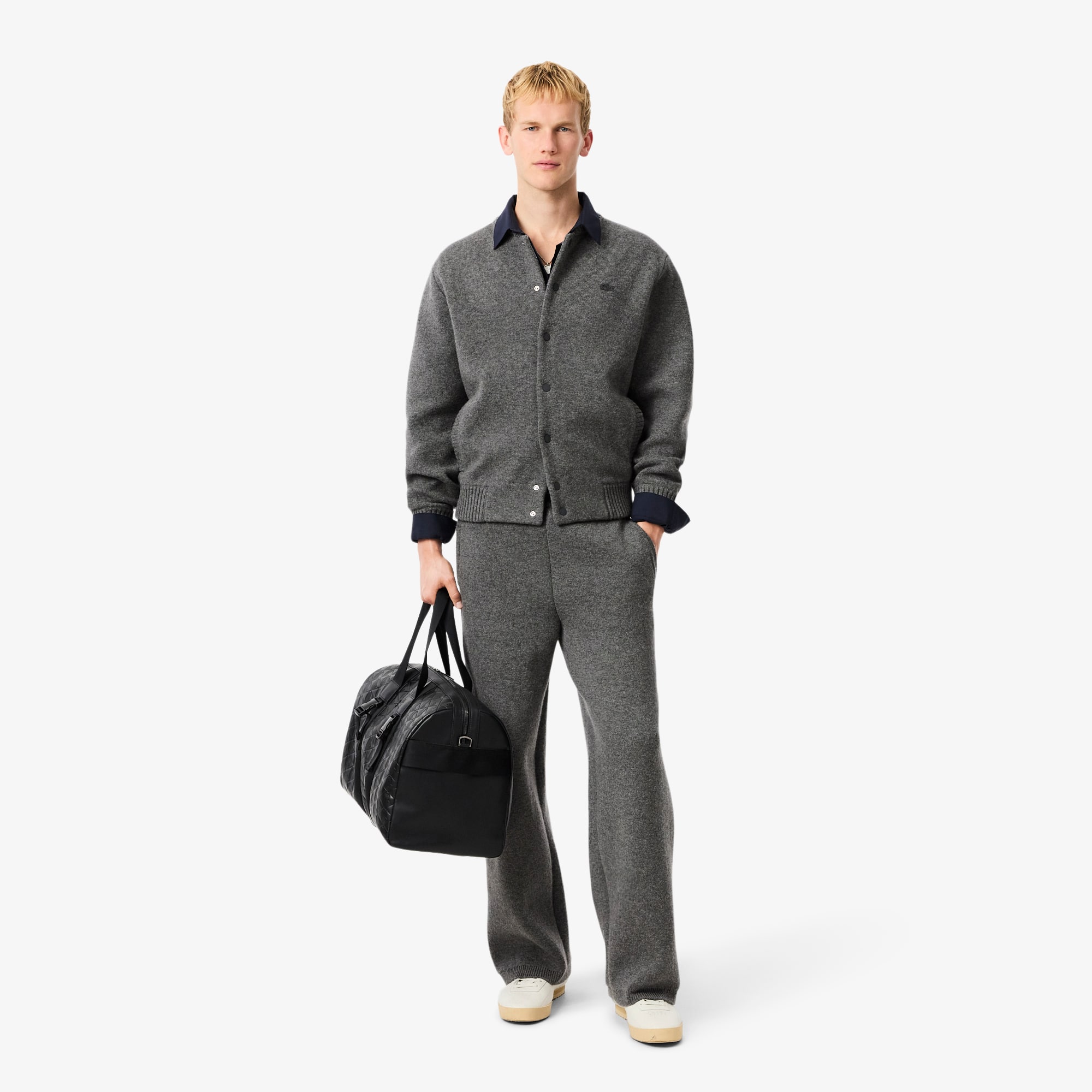 Men's Merino Wool Jersey Bomber Jacket - Sweaters & Sweatshirts