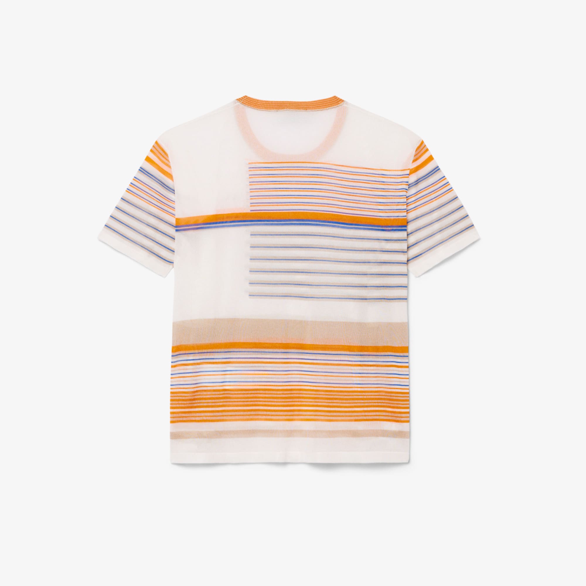 Runway Striped Satin Jersey T-shirt