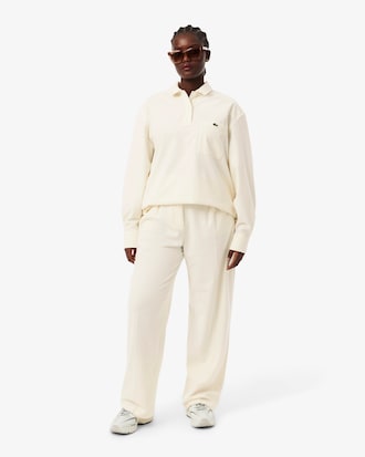 Pantalones De Franela Plisados Oversized