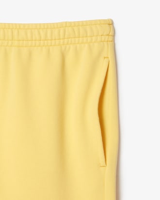 Men's Regular Fit Washed Effect Printed Fleece Shorts 