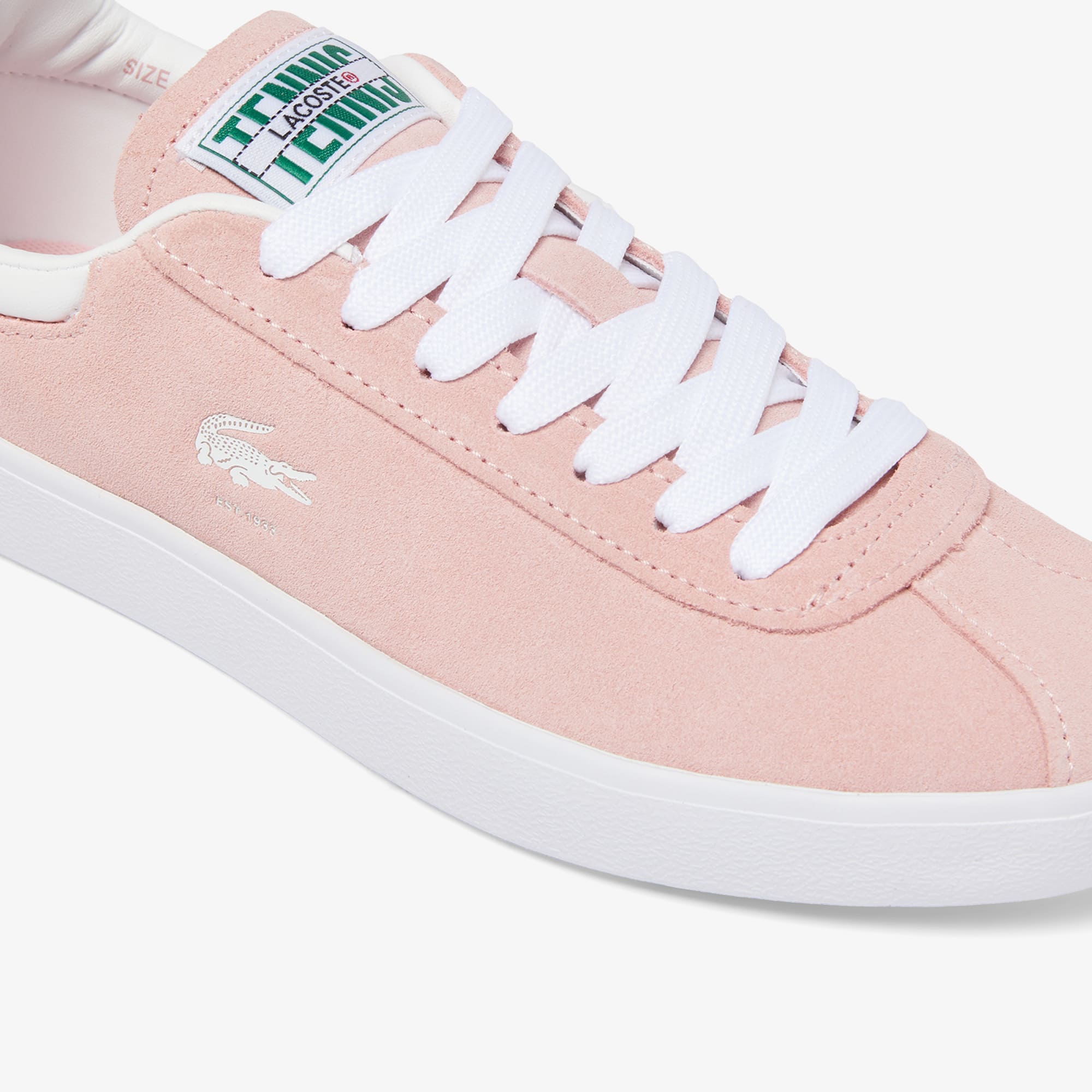 【LACOSTE】 ★ Women's Back Slam Sneakers ★ White & Pink Women's Lace-Up Sneakers - Sneakers - New In 2025 | Lacoste