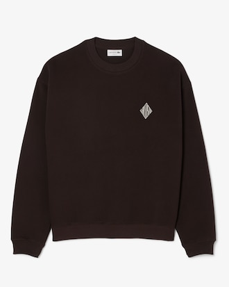 Double Face Piqué Badge Sweatshirt