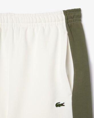 Men's Regular Fit Colorblock Fleece Shorts