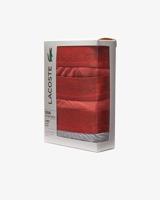 Pack de 3 trunks lisos de algod&oacute;n el&aacute;stico para hombre