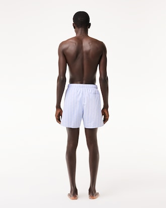 Men's Monogram Print Swim Trunks