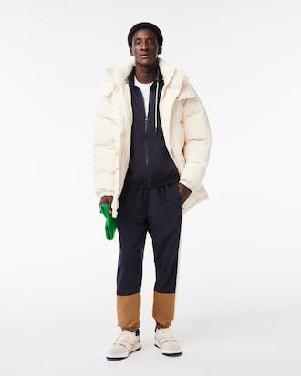 Men's Water Resistant Colorblock Zip-Up Jacket