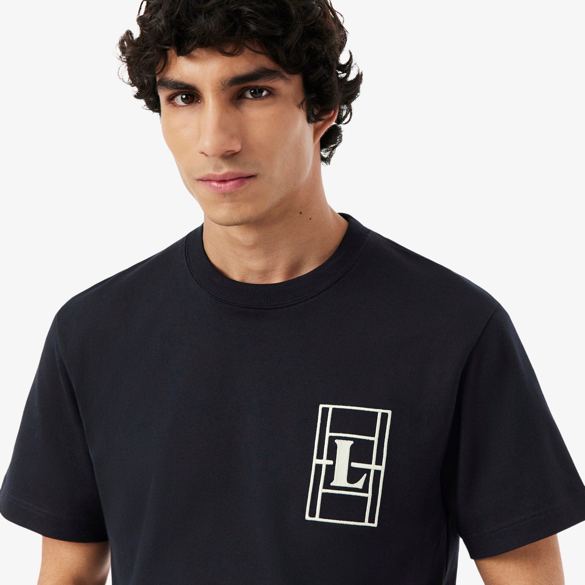 Embroidered Heavy Jersey T-Shirt - T-shirts - New In 2026 | Lacoste